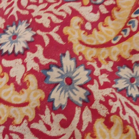 Chaps Cotton Maxi Dress. Coastal Cowgirl, Floral, Maxi - Picture 2 of 14